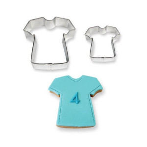 cortador de biscoitos de camisa de futebol