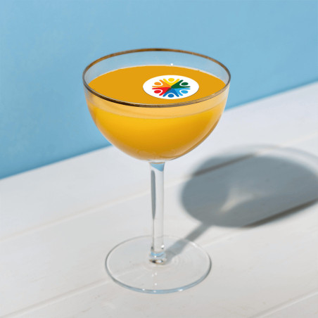Disco wafer de 3 cm para bebidas e coquetéis