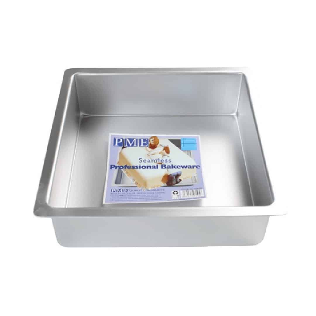Molde quadrado grande altura 10 cm PME
