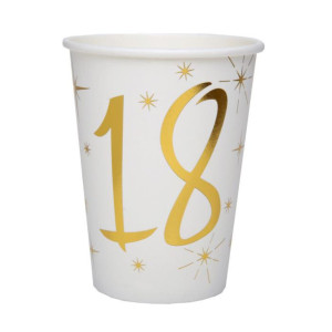 Taças de ouro de 18 anos