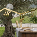 decoração de 18º aniversário ouro