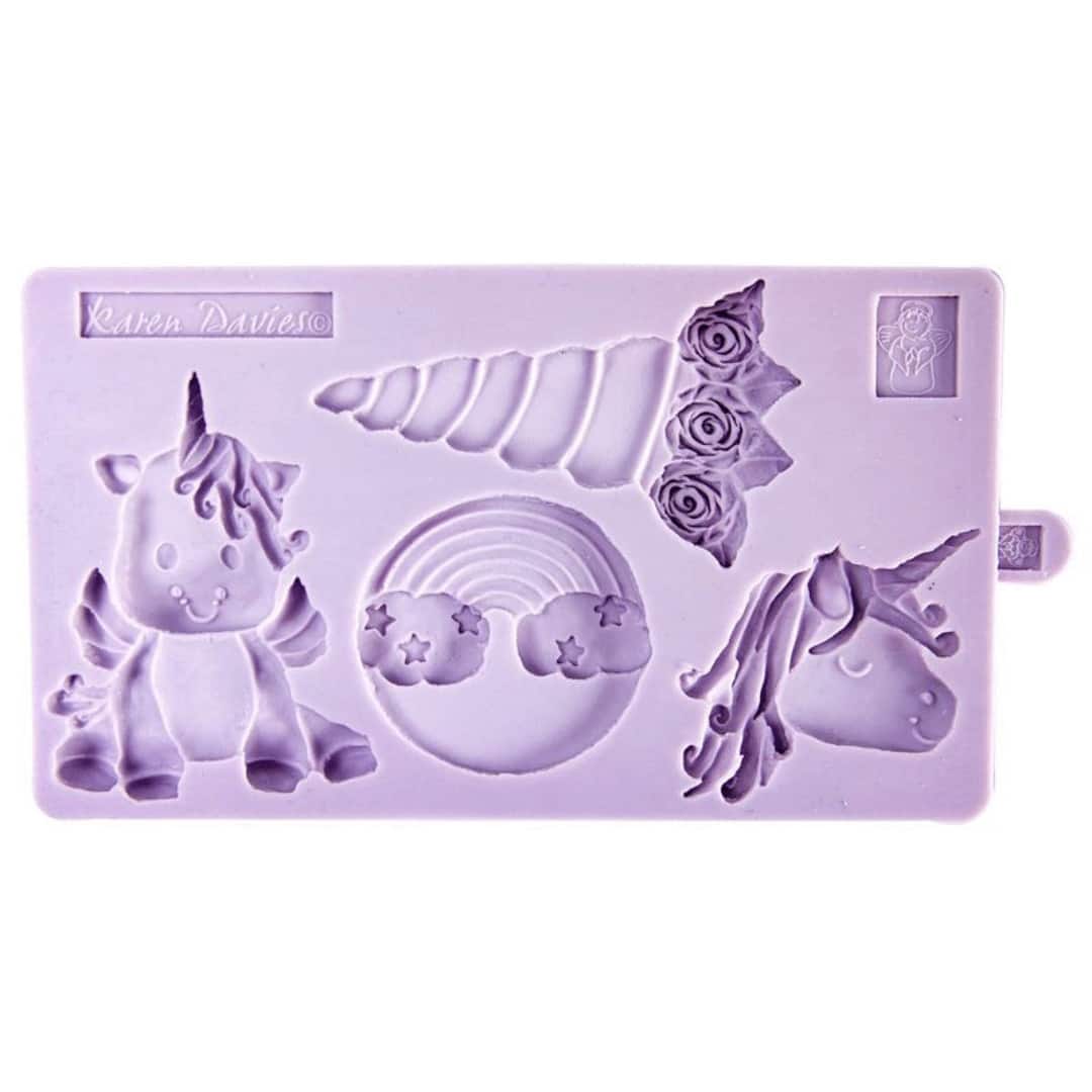 molde de modelagem de unicórnio de silicone