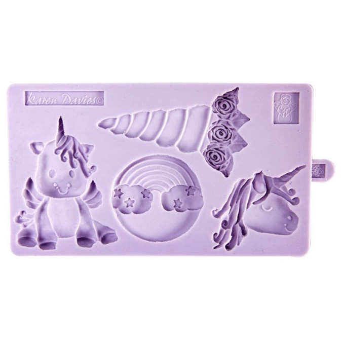 molde de modelagem de unicórnio de silicone