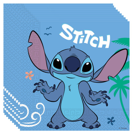 20 guardanapos de duas camadas Lilo & Stitch