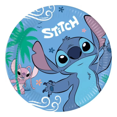 8 placas Lilo e Stitch