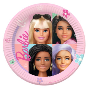 pratos da barbie