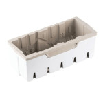 molde de silicone completo com recipiente rígido