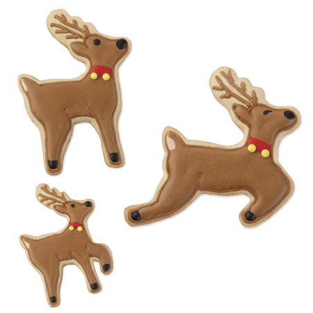 biscoitos de renas de natal