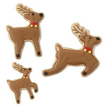 biscoitos de renas de natal
