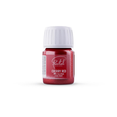 tinta alimentar vermelho cereja