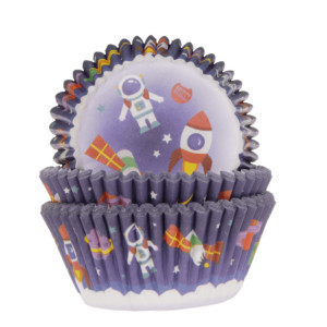 caixinha de cupcake espacial