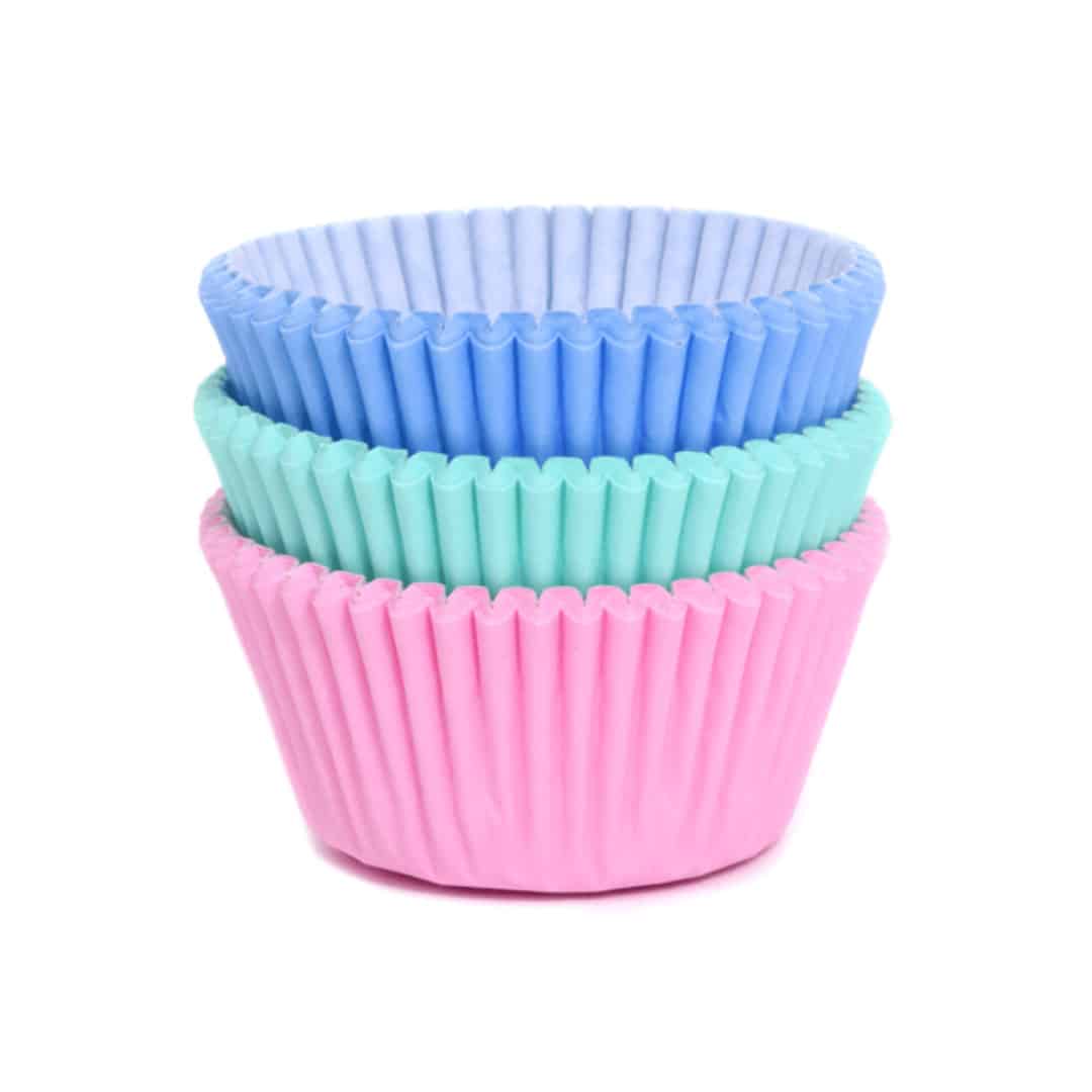 caso de cupcake pastel