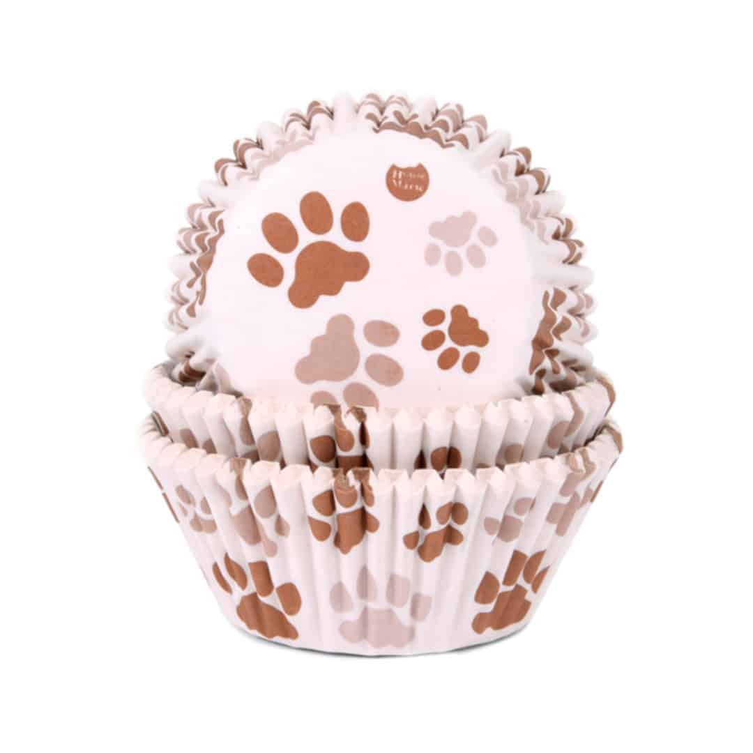 forminha para cupcake com estampa de cachorro