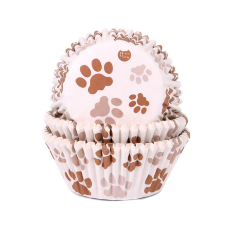 forminha para cupcake com estampa de cachorro