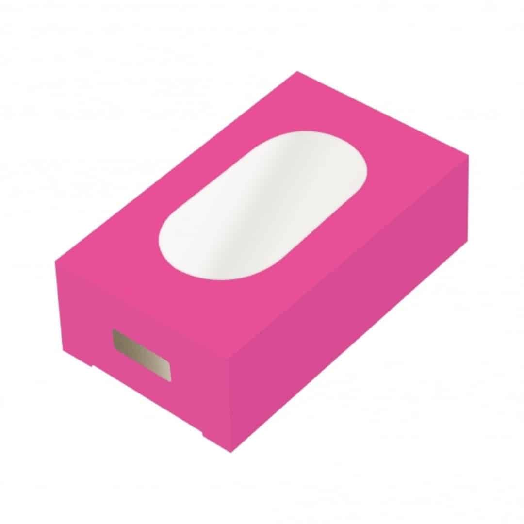 caixa de bolo magnum fuschia pastel