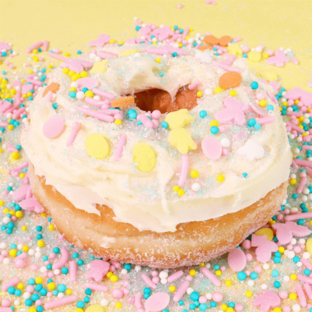 donut decorado com granulado