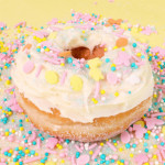 donut decorado com granulado