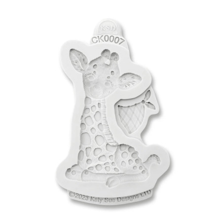 molde de silicone girafa katysue