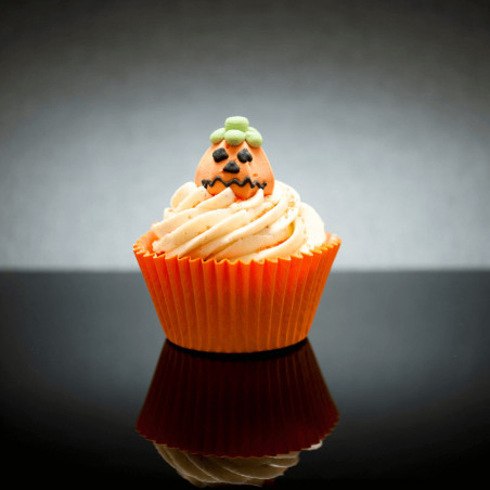 cupcake e caixa de halloween