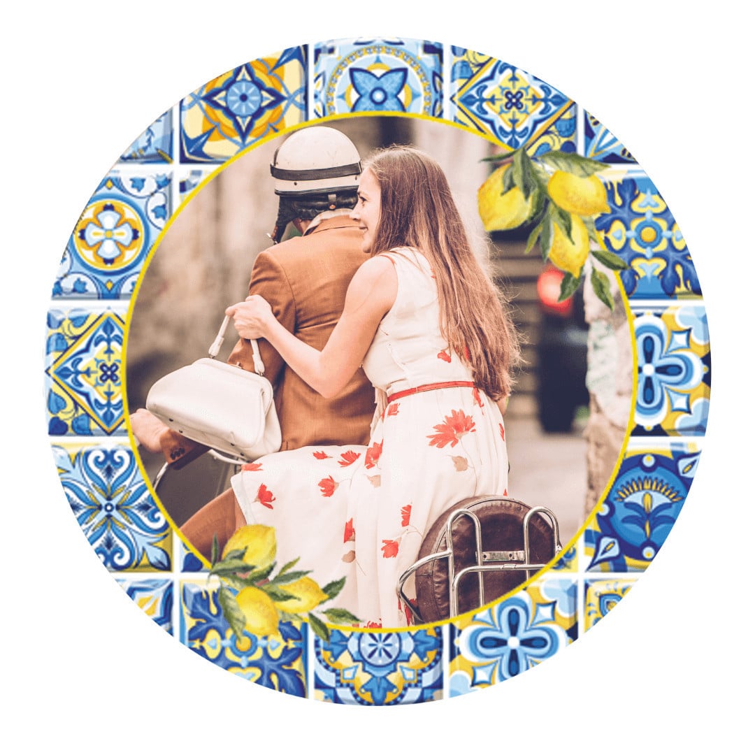 foto comestível amalfi personalizada 20cm