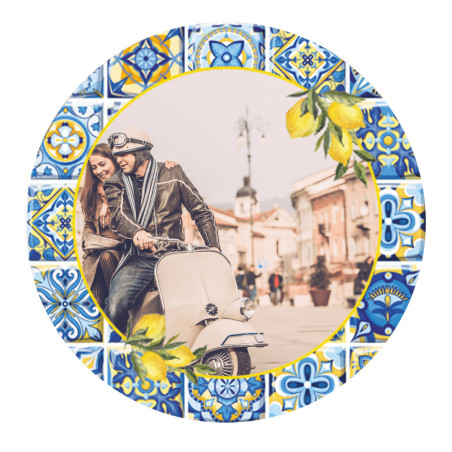 foto comestível amalfi personalizada 24cm