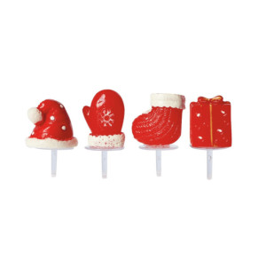 4 acessórios de decoração de Natal