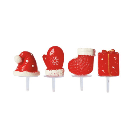 decoração de plástico para registro de Natal
