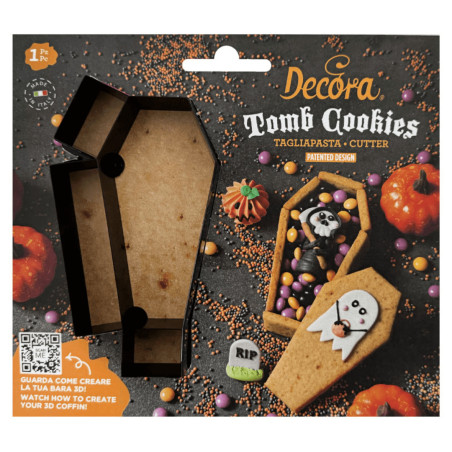 Cortador de biscoitos de caixão 3d