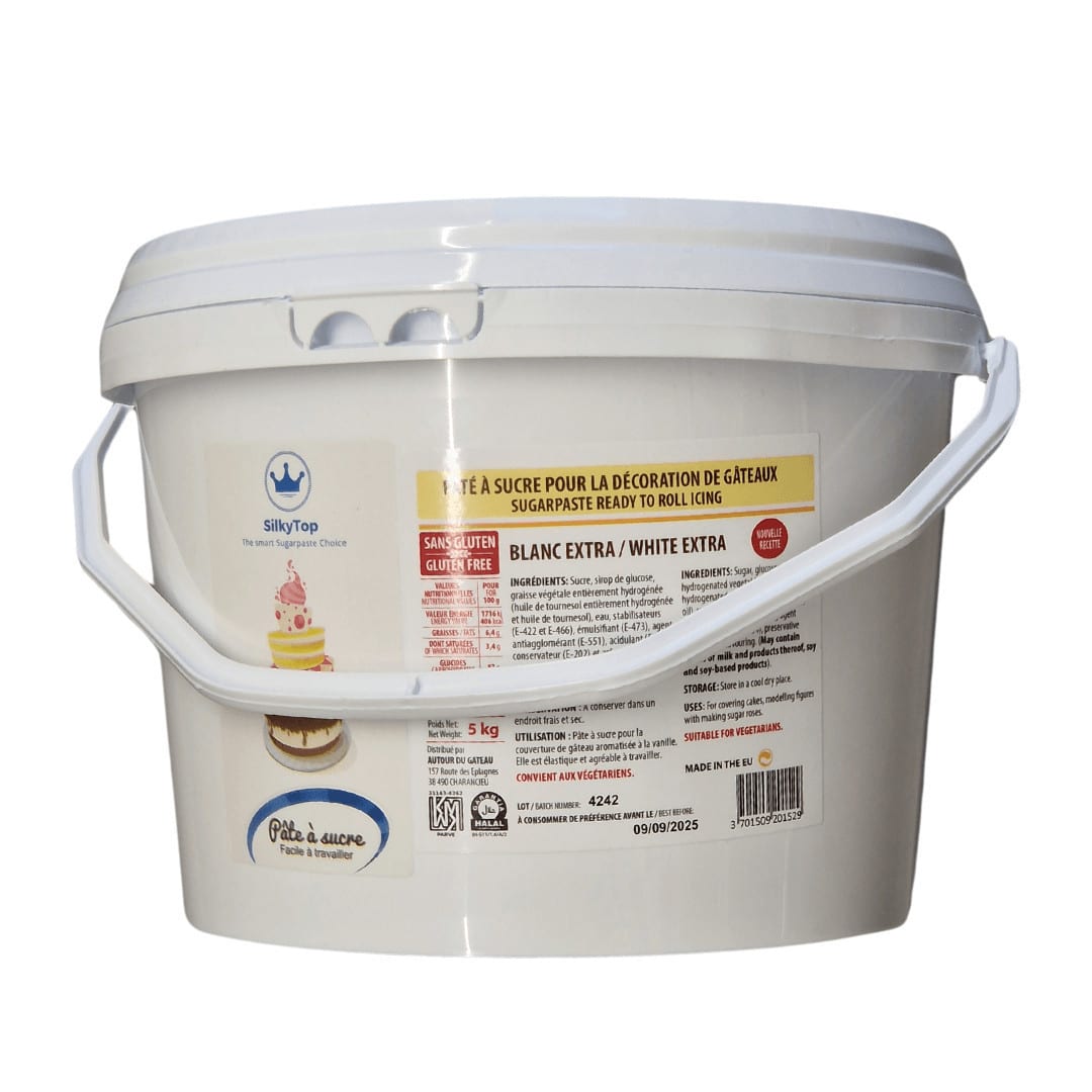 Pasta de açúcar branco SilkyTop 5 kg / Melhor custo-benefício