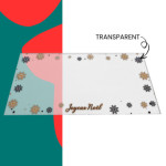 bandeja de registro em acrílico transparente