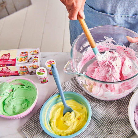 Pacote de 8 corantes alimentares em gel Funcakes