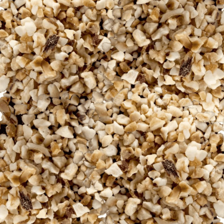 avelãs descascadas picadas