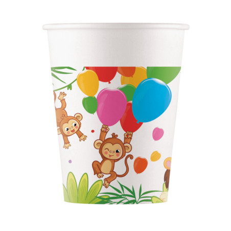 copo de aniversário da selva