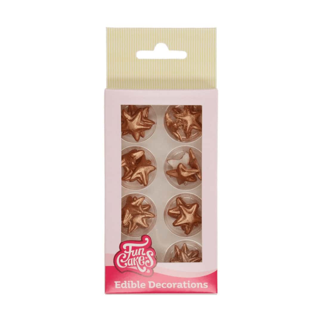 estrela de açúcar funcakes cor de bronze