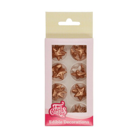 estrela de açúcar funcakes cor de bronze
