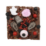 cemitério granulado em chocolate