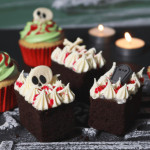 cupcake de halloween decorado