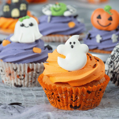 36 capas de cupcake de Halloween
