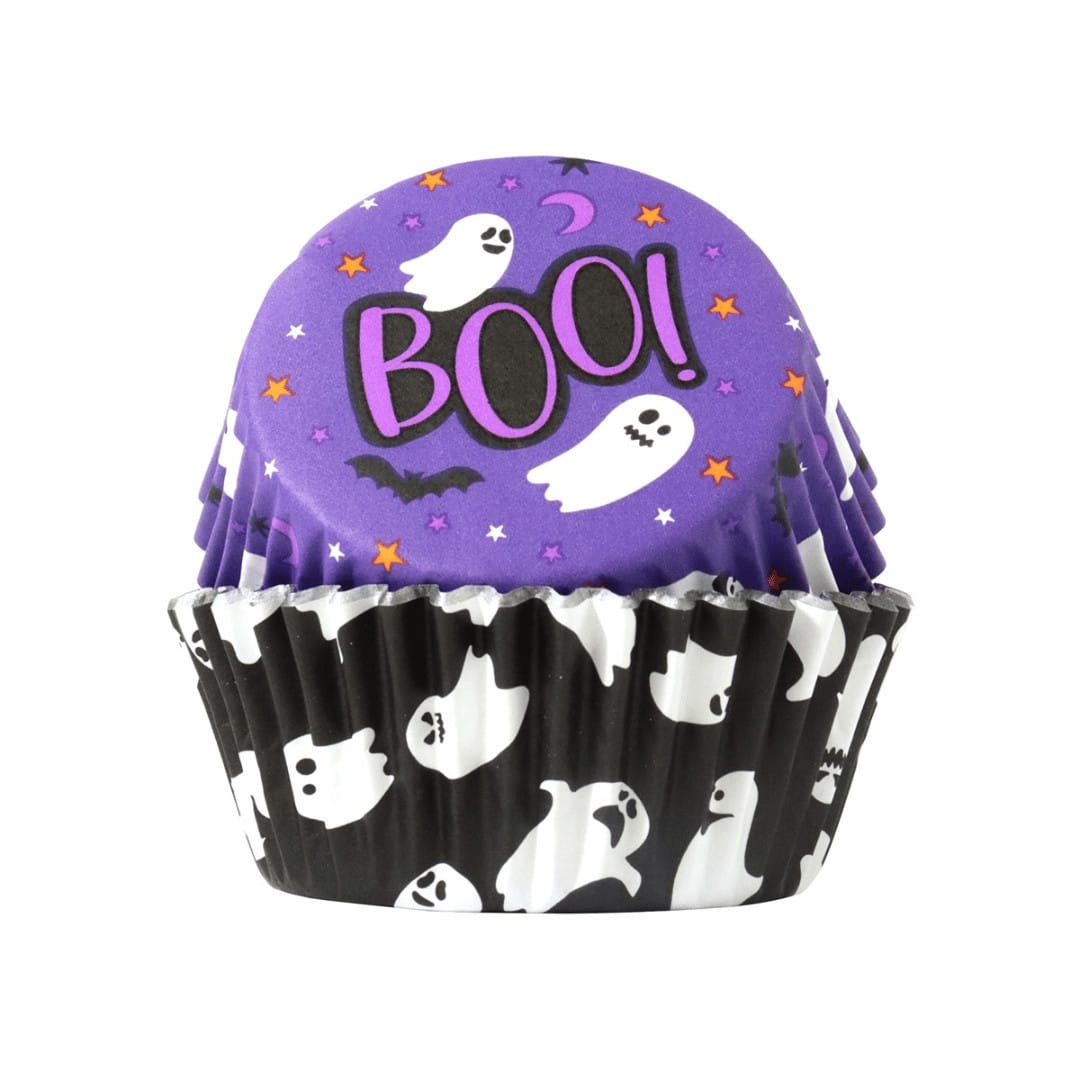 60 forminhas de cupcake fantasma