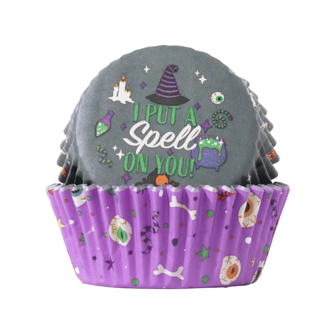 caixa de cupcake estilo halloween