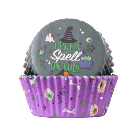 caixa de cupcake estilo halloween