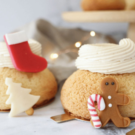 Bolinhos de creme de Natal
