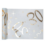 caminho de mesa dourado 30 anos