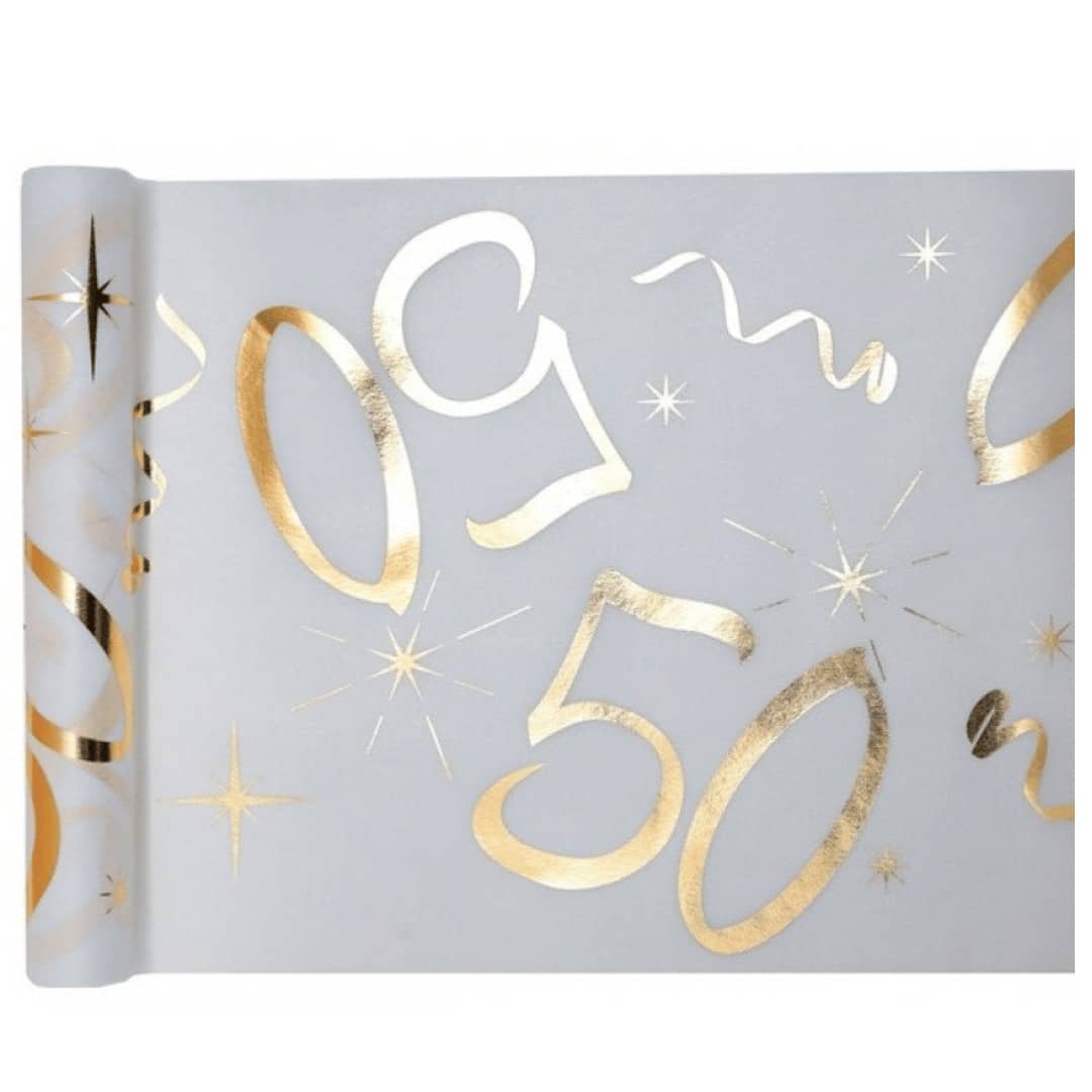 caminho de mesa ouro 50 anos