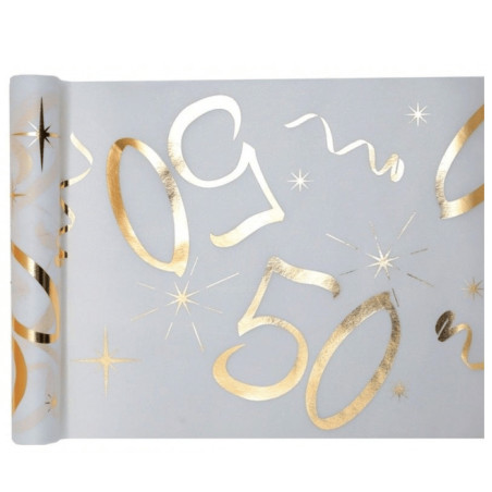 caminho de mesa ouro 50 anos