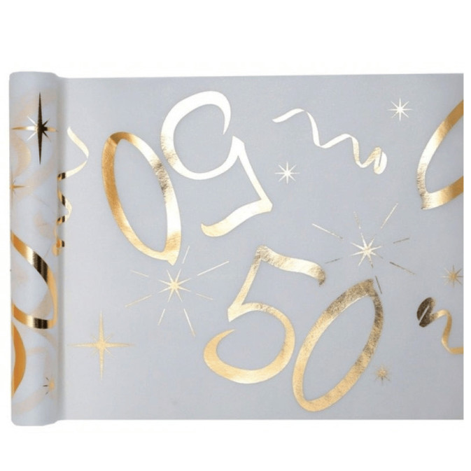 caminho de mesa ouro 50 anos