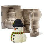 molde de boneco de neve 3d