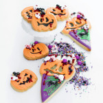 biscoito de Halloween com granulado
