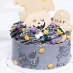 projeto de bolo de halloween