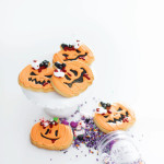 abóbora de biscoito de halloween